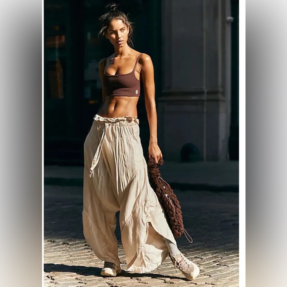 Free People Movement Head Start Harem Pants Boho Cashmere Color Size S - Picture 1 of 14